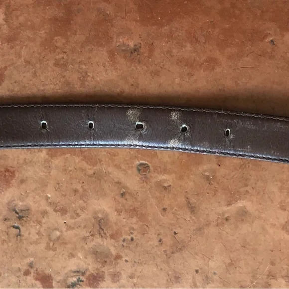 Christian Dior Monsieur leather belt 38 CD - Picture 3 of 5